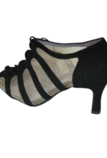 Merlet SYA-Ballroom Shoes 2.5" Suede Sole-SUEDE BLACK