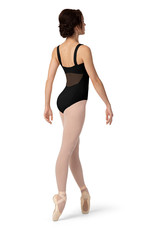 Bloch L9627-Sweetheart Neckline Corset Detail Wide Strap Camisole Leotard