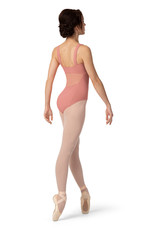 Bloch L9627-Leotard à Bretelles Larges Devant en Cœur et Corset