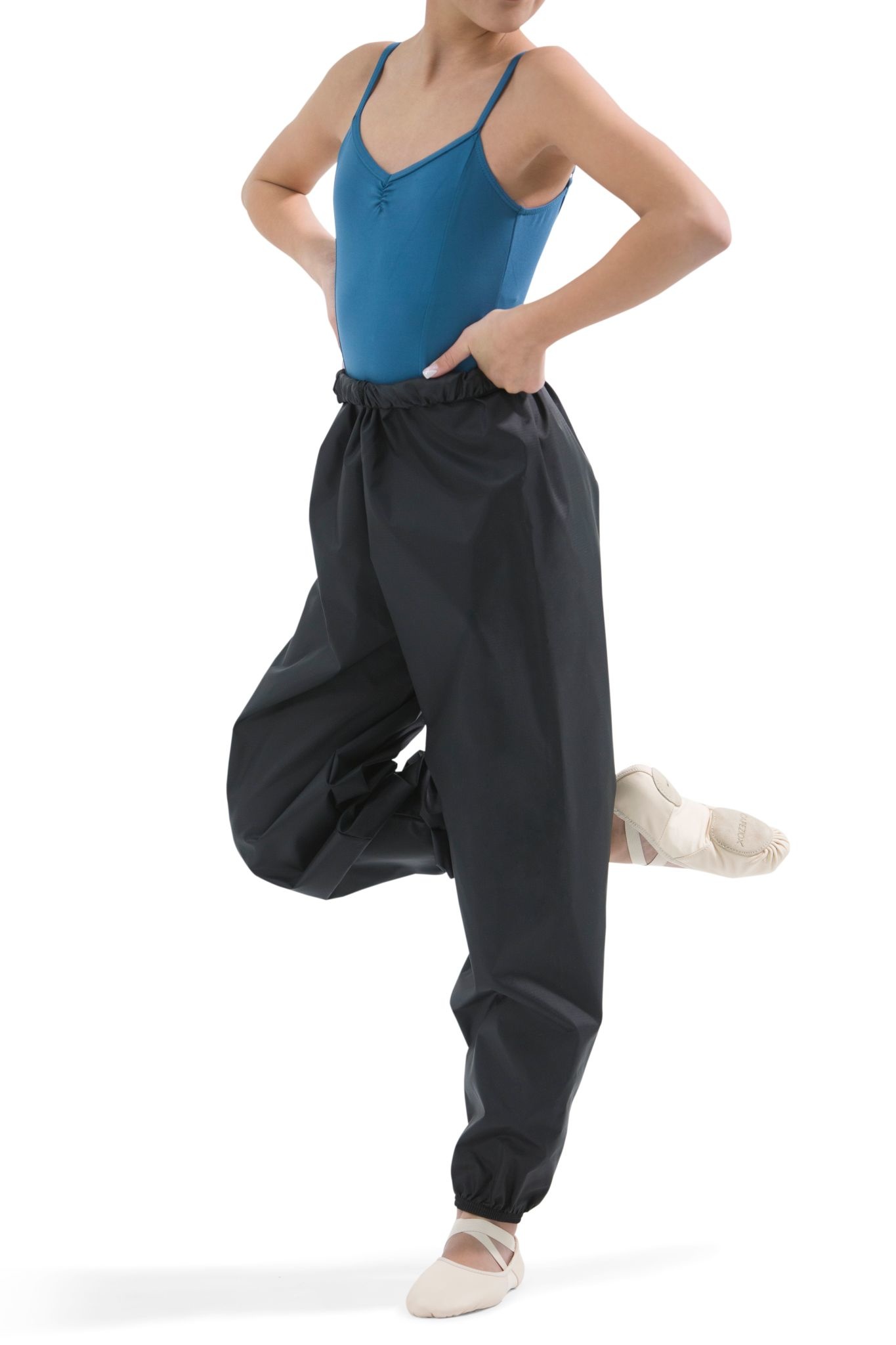 Capezio 10111-Rip Stop Pant-BLACK