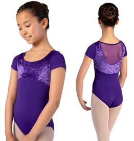 Bloch CL4142-Andie Velvet Cap Sleeve Leotard