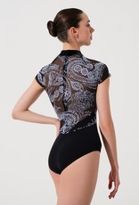 Grishko DA2088MP Odile Mock Neck Cap Sleeve Leotard