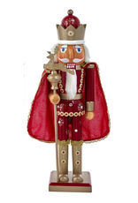 KURT S. ADLER F2157C-15" Wooden Regal Red Cape Nutcracker