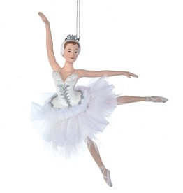 KURT S. ADLER E0313-6.75" Swan Lake Ballerina Ornament