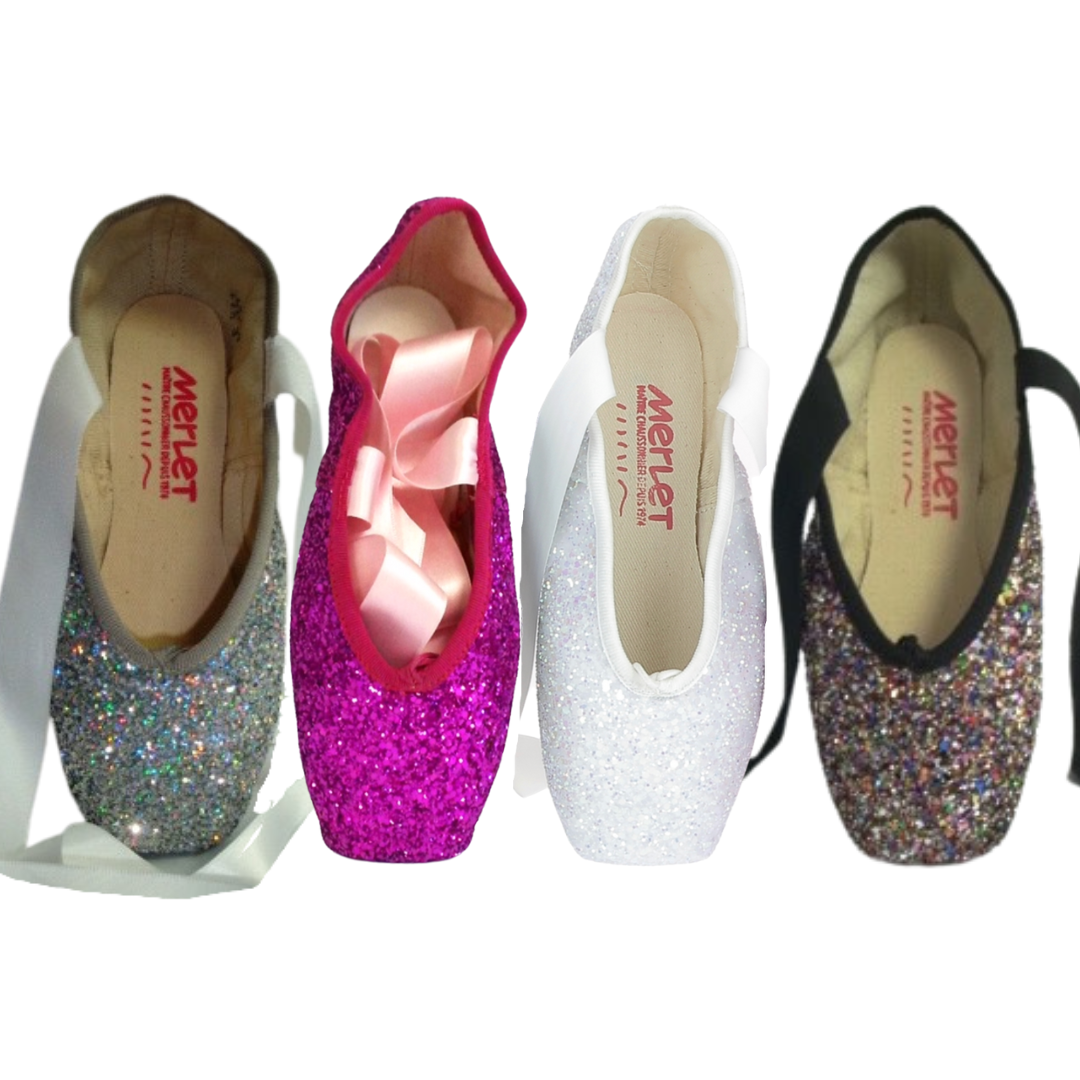 Merlet PULSION-Decorative Glitter Pointe Shoes