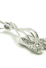 American Dance Supply 515-Dance slippers necklace-CLEAR