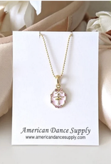 American Dance Supply 503S-Ballerina necklace-PINK-SMALL