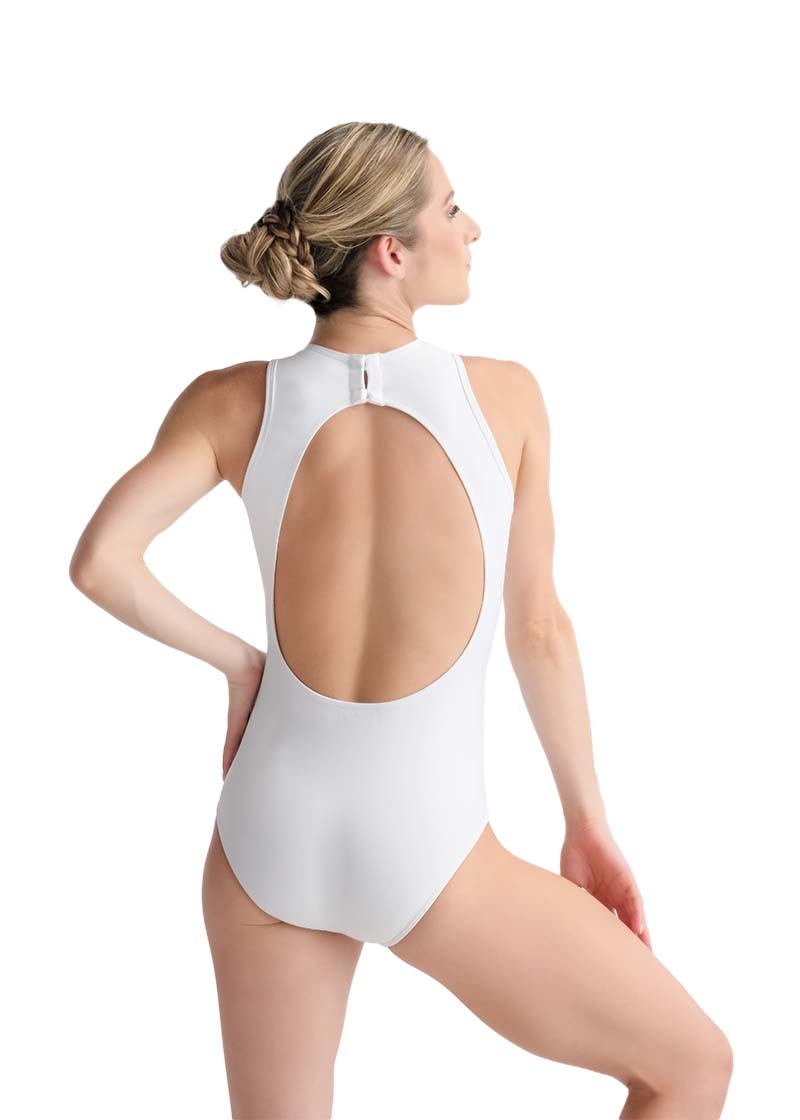 Ballet Rosa NADEGE-Asymmetrical Crew Neck Leotard