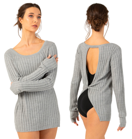 Bloch Z1069-Amore Knitted Open Back Sweater
