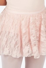 Dasha 4436 Girls Lace Skirt-PINK-MEDIUM