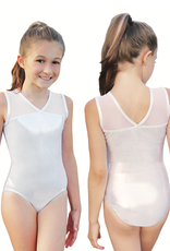 Mondor 17891-Mesh Insert Gym Tank Leotard-6X7