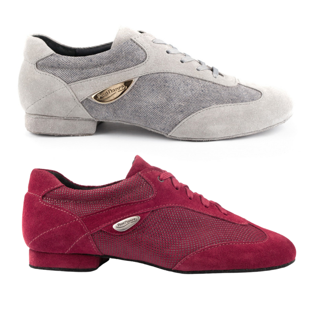 Portdance PD07-Chaussures de Danse 1/2" Semelle de Suede