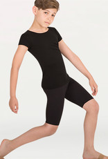 BodyWrappers B196-Boy Professional Above The- Knee Length Pant-BLACK