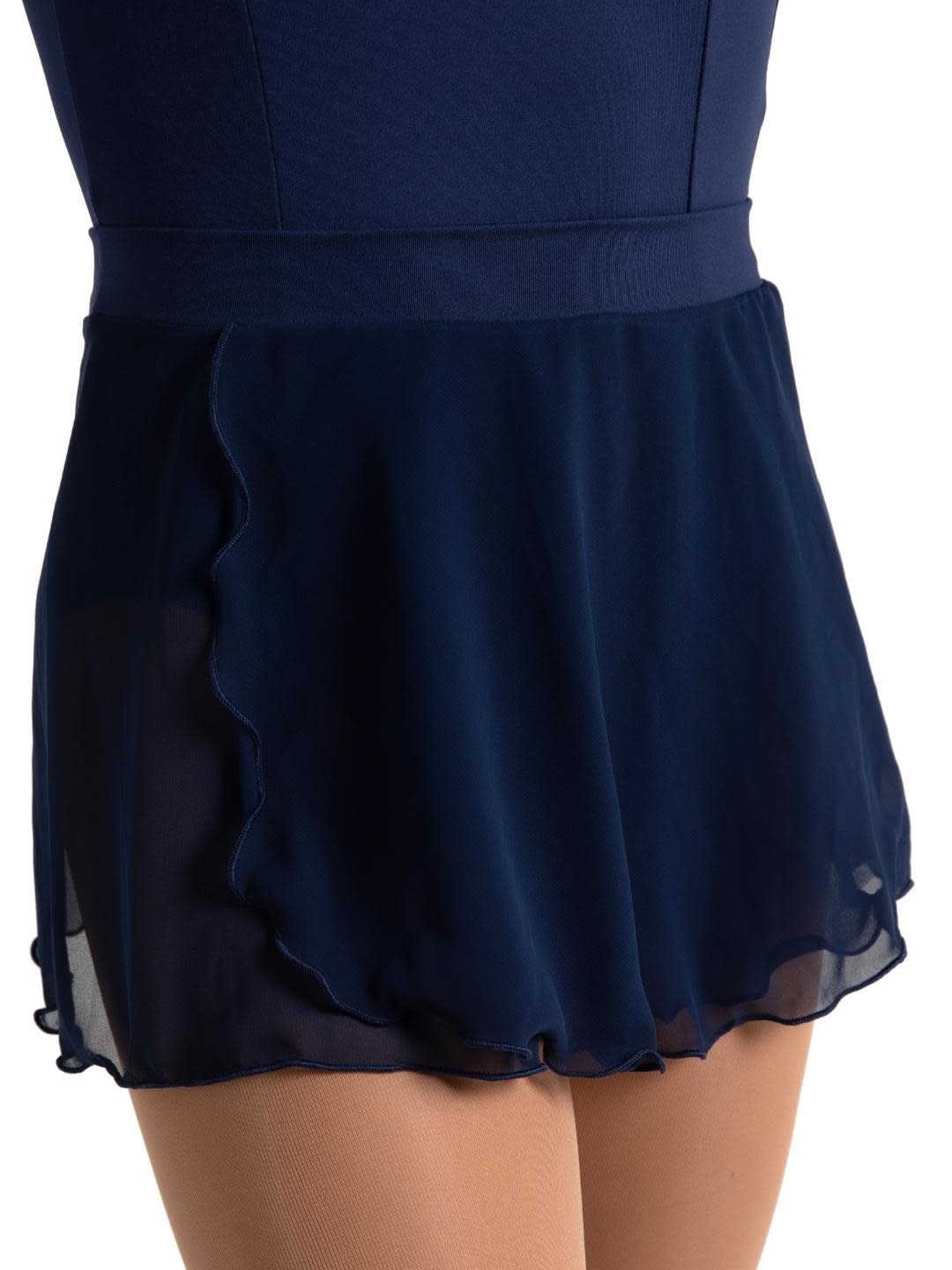 Capezio SE1055W-Adult Pull-On Warp Skirt-NAVY