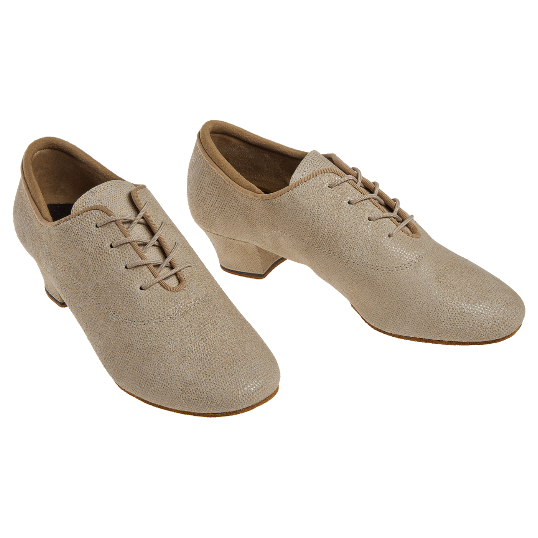 Diamant 185-234-120-A-Soulier de Danse Talon 1.5'' Bloc Semelle Suede-BEIGE