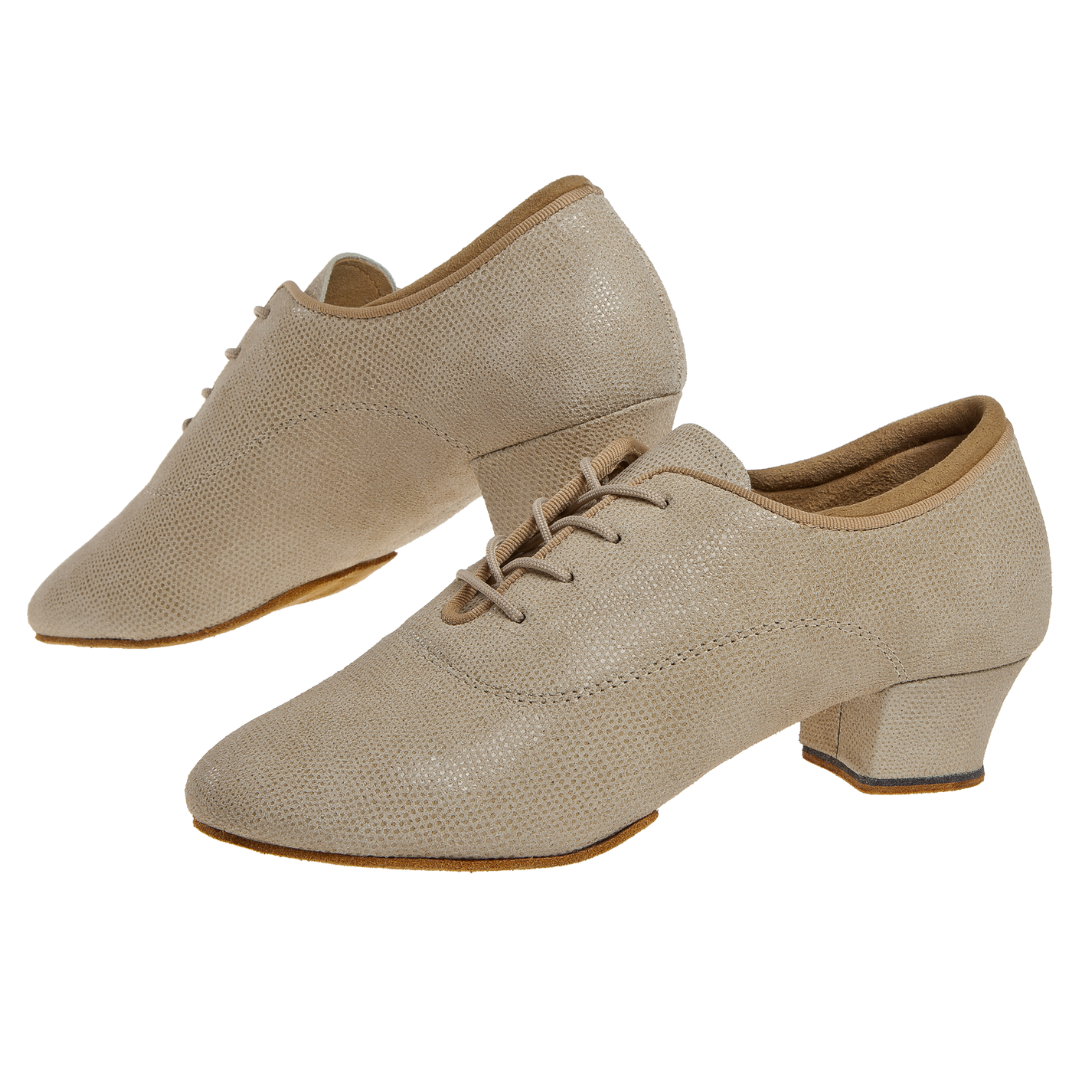 Diamant 185-234-120-A-Soulier de Danse Talon 1.5'' Bloc Semelle Suede-BEIGE