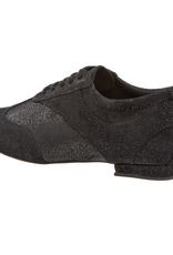 Diamant 183-005-550-V-Ballroom Shoes 1/2" Plastic Vario Spin Sole-BLACK SILVER
