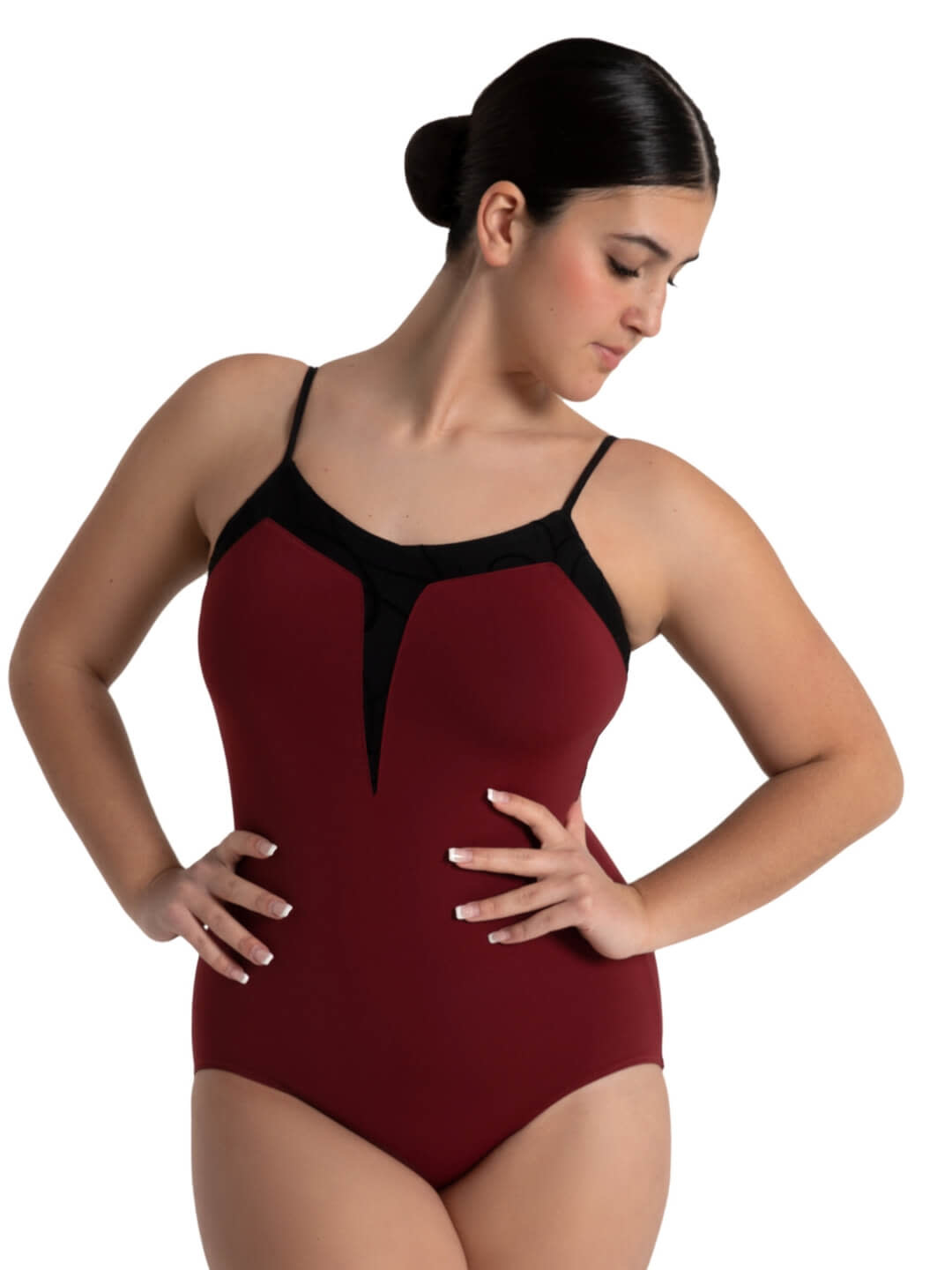 Capezio 12053W-Cleo Camisole Leotard Mesh Insert