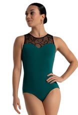 Capezio 12050W-Diana Leotard avec Insertion de Mesh