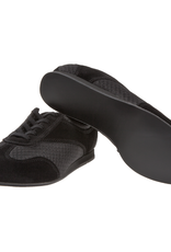 Diamant 183-435-577-V-Ballroom Shoes Plastic VarioSpin Sole Suede Mesh-BLACK
