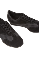 Diamant 183-435-577-V-Chaussures de Danse Semelle Plastique VarioSpin Suede Mesh-NOIR