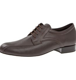 Diamant 094-025-054-Men Ballroom Shoes 1'' Suede Sole-Leather-DARK BROWN