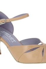 Merlet SAPHIR-1300-120-Ballroom Shoes 2.5" Suede Sole Leather-TAN