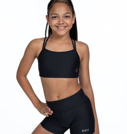 Bloch FM1210-Girl High Waist Short-BLACK