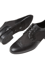 Diamant 089-075-145-Men Ballroom Shoes 1'' Suede Sole-BLACK LEATHER / SUEDE