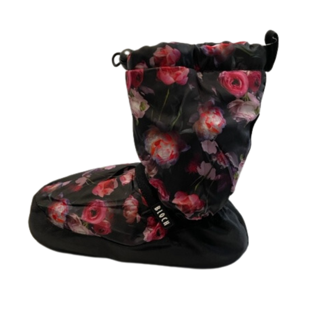 IM009BP Warm Up Bootie FLORAL PRINT Artiste Claude dancing shop