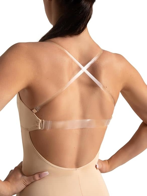 Capezio 3565-Adjustable Camisole Leotard with Bratek-NUD