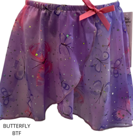 BodyWrappers 138-Child Chiffon Print Skirt