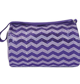 Dasha 4970PP-Sac Paillettes Motif de Chevron-VIOLET