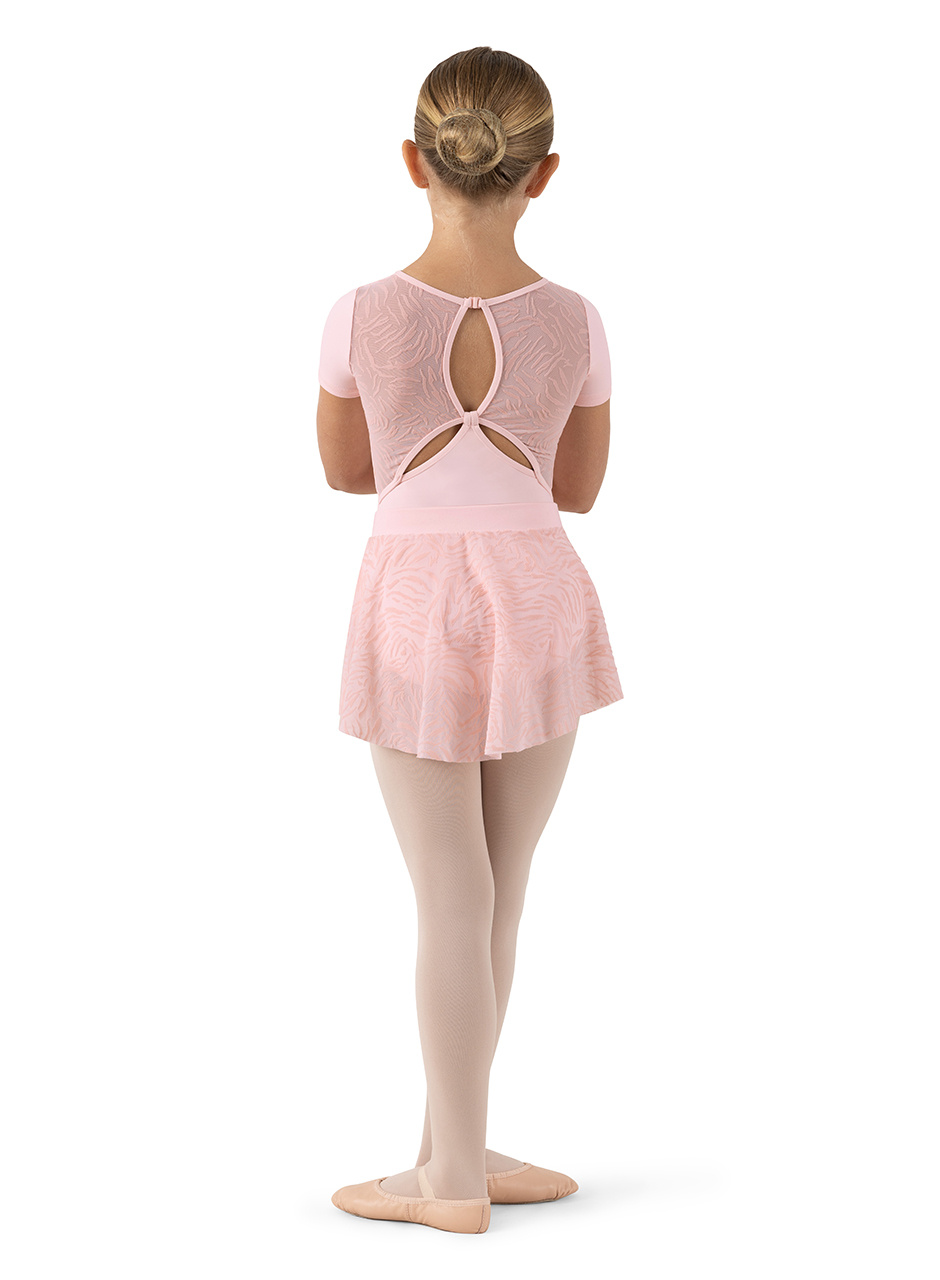 Bloch CR1171-Olivia Mesh Pull On Skirt-PINK