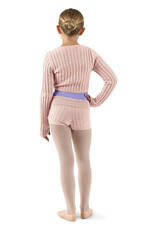 Bloch CZ1079-Viola  KnittedTtwist Long Sleeve Top