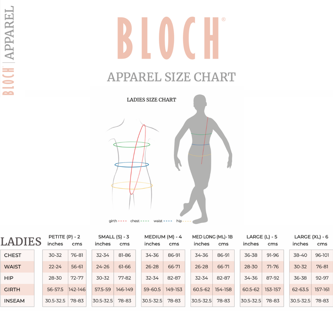 Bloch Z3362-Kiera T-shirt Encolure Bateau Dos en V profond-BLANC