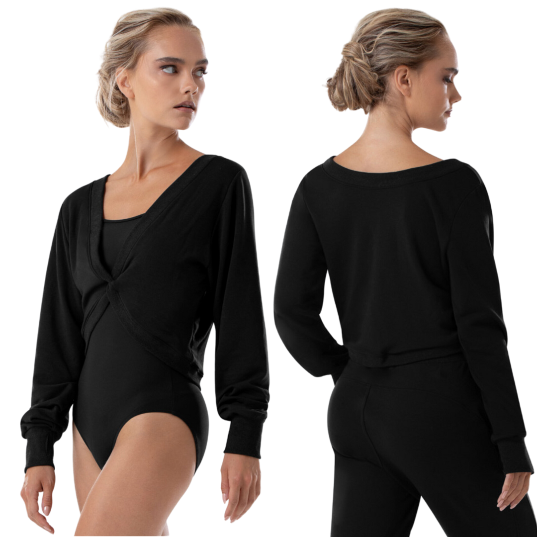 Bloch Z4149-CARA- Reversible Twist Top-BLACK