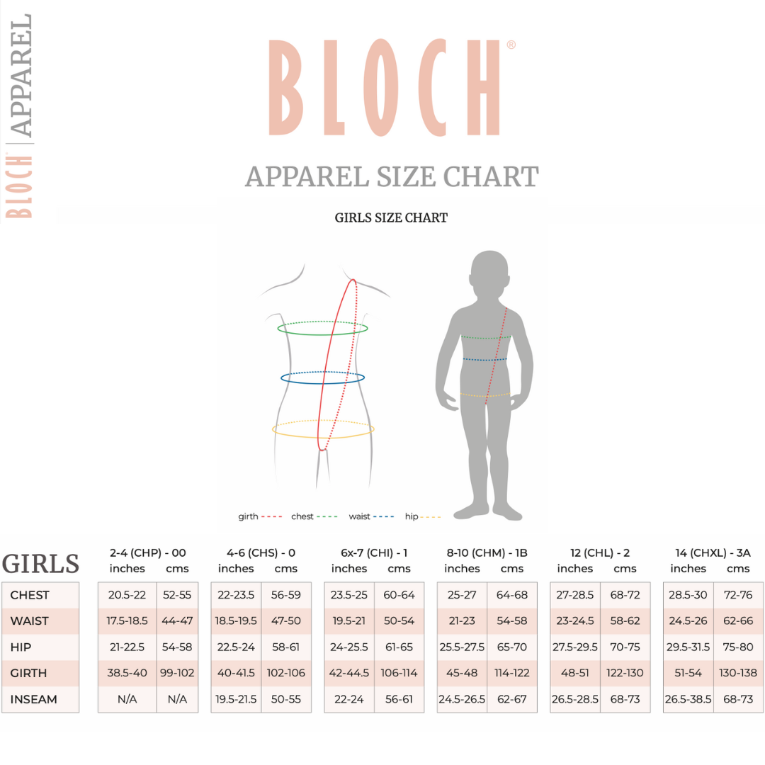 Bloch CR5211-Grace Printed Mesh Pull On Skirt