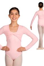Mirella M748C-Full Length Sleeve Twist Front Top