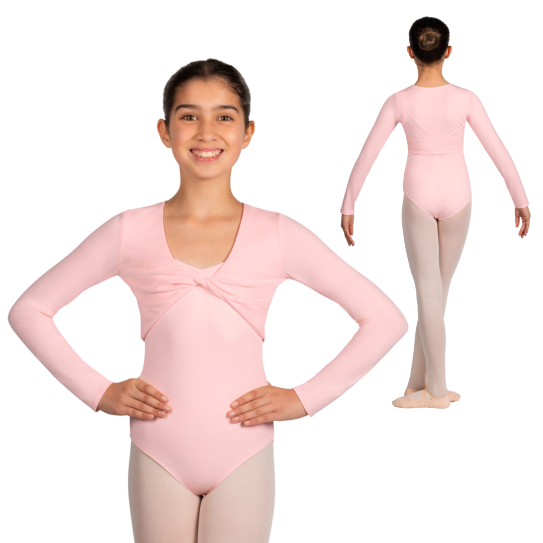 Mirella M748C-Full Length Sleeve Twist Front Top