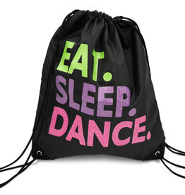 Capezio B292- Eat. Sleep. Dance. Drawstring Bag