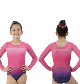 Mondor 17831-GG-Long Sleeve Gym Leotard-12-14