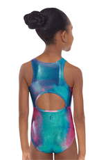 Eurotard 97921C-Girls Iridescent Splash Racerback Tank