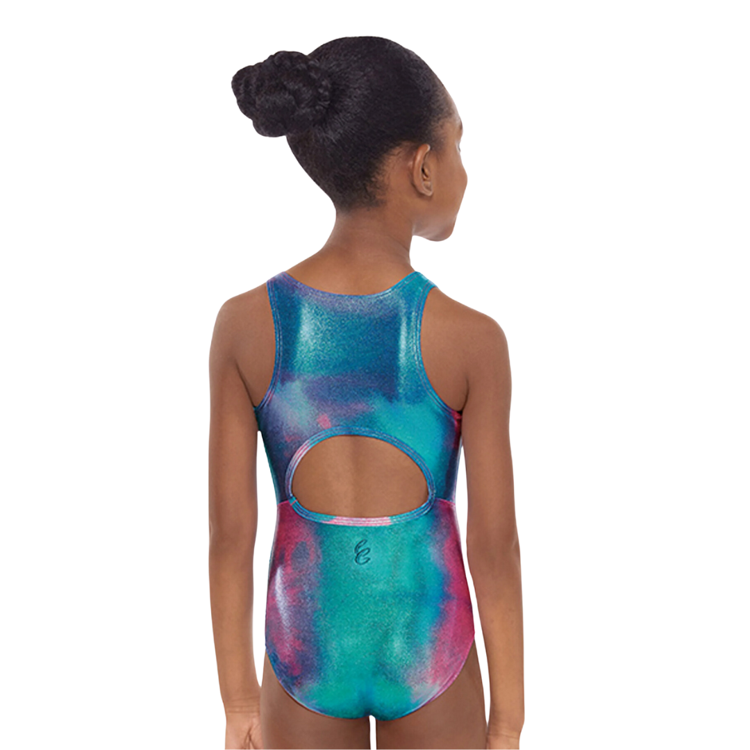 Eurotard 97921C-Girls Iridescent Splash Racerback Tank