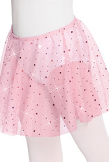 Eurotard 02283-Girls Sequin Tulle Pull On Skirt