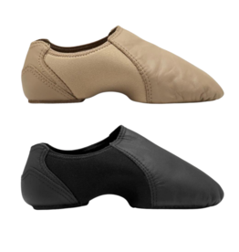 Bloch S0497G -Child Spark Leather & Neoprene Jazz Shoes