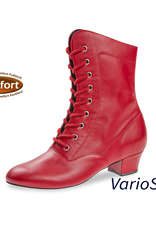 Diamant 208-334-640-V-Botte de Danse 1.5" Semelle Plastique VarioSpin Cuir-ROUGE UK 5.5 / US 8