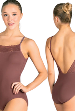 Danshuz 24108A-Elise Adulte Camisole Leotard avec Dentelle