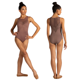 Danshuz 24121A-Shoshanna Leotard Adulte Débardeur Col Large