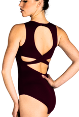 Danshuz 24122A-Adult Andrea Tank Leotard-BLACK